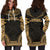 French Polynesia Women's Hoodie Dress - Polynesian Gold Chief - Polynesian Pride