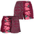 Hawaii Hibiscus Flower Polynesian Women's Shorts - Curtis Style - Pink Women Pink - Polynesian Pride