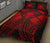 Samoa Polynesian Quilt Bed Set - Samoa Red Seal with Polynesian Tattoo - Polynesian Pride