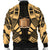 Tokelau Men Bomber Jackets - Polynesian Tattoo Gold - Polynesian Pride