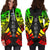 Samoa Hoodie Dress - Polynesian Tattoo Reggae - Polynesian Pride