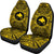 Papua New Guinea 1 Car Seat Cover - Papua New Guinea 1 Coat Of Arms Polynesian Gold Black - Polynesian Pride