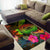 American Samoa Polynesian Area Rug - Hibiscus and Banana Leaves - Polynesian Pride