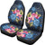 Hawaii Turtle Hibiscus Car Seat Covers - Blue - LH Style Universal Fit Blue - Polynesian Pride