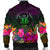 Niue Polynesian Personalised Men's Bomber Jacket - Summer Hibiscus - Polynesian Pride