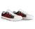 Wallis and Futuna Low Top Canvas Shoes - Red Tentacle Turtle - Polynesian Pride