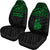 New Caledoni Car Seat Covers - New Caledoni Green Coat Of Arms Polynesian Tattoo - Polynesian Pride