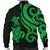 Wallis and Futuna Men's Bomber Jacket - Green Tentacle Turtle - Polynesian Pride