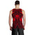 Samoa Polynesian Men's Tank Top - Samoa Red Seal with Polynesian Tattoo - Polynesian Pride