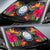 Marshall Islands Auto Sun Shades - Hibiscus Pattern - Polynesian Pride