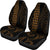 Hawaii Kakau Brown Polynesian Car Seat Covers - Polynesian Pride