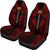 Papua New Guinea Car Seat Covers - Papua New Guinea Coat Of Arms Polynesian Tattoo Red - Polynesian Pride