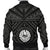 Tahiti Personalised Men's Bomber Jacket - Tahiti Seal In Polynesian Tattoo Style (Black) - Polynesian Pride