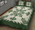 Hawaiian Quilt Bed Set Pineapple Pattern - Green - Polynesian Pride