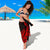 Hawaii Map Plumeria Polynesian Red Turtle Sarong - Polynesian Pride