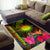 Marshall Islands Polynesian Area Rug - Hibiscus and Banana Leaves - Polynesian Pride