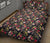 Tropical Hibiscus, Strelitzia Palm Leaves Quilt Bed Set - Polynesian Pride