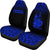 New Caledoni Car Seat Covers - New Caledoni Coat Of Arms Polynesian Tattoo Fog Blue - Polynesian Pride