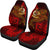 Vanuatu Polynesian Car Seat Covers - Red Shark Polynesian Tattoo - Polynesian Pride