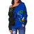 Pohnpei Women's Off Shoulder Sweater A7 - Polynesian Pride