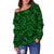 Polynesian Women's Off Shoulder Sweater 16 - Polynesian Pride