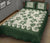 Hawaiian Quilt Bed Set Turtle Pattern - Green - Polynesian Pride