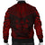 Fiji Polynesian Chief Men's Bomber Jacket - Red Version - Polynesian Pride