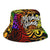 Marshall Islands Bucket Hat - Rainbow Polynesian Pattern - Polynesian Pride