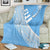 Fiji Tapa Rugby Premium Blanket version Style You Win - Blue - Polynesian Pride