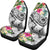 FSM Polynesian Car Seat Covers - Summer Plumeria (White) - Polynesian Pride