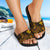 Polynesian Hawaii Sandals - Turtle Hibiscus Pattern Gold - Polynesian Pride