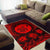 Hawaii Map Honu Hibiscus Polynesian Area Rug AH - Polynesian Pride