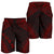 Guam Men's Shorts - Polynesian Chief Red Version - Polynesian Pride