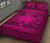 Hawaii Polynesian Pele Mauna Kea Quilt Bed Set Pink - Polynesian Pride