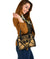 Guam Polynesian Shoulder Handbag - Guam Gold Seal with Polynesian Tattoo - Polynesian Pride