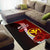 Hawai Polynesian Area Rug - Coat Of Arm With Hibiscus - Polynesian Pride