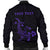 Hawaii Kakau Polynesian Hammerhead Shark Map Personalized Men's Bomber Jacket - Purple - Polynesian Pride