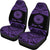 American Samoa Polynesian Custom Personalised Peisonalised Car Seat Covers - Pride Purple Version - Polynesian Pride