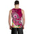 Samoa Men's Tank Top - Turtle Plumeria (Pink) - Polynesian Pride