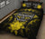 Marquesas Islands Polynesian Quilt Bed Set Hibiscus Yellow - Polynesian Pride