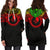 Yap Women Hoodie Dress - Yap Coat Of Arms Polynesian Reggae Color - Polynesian Pride