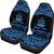 Vanuatu Polynesian Custom Personalised Car Seat Covers - Pride Blue Version - Polynesian Pride