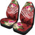 Fiji Polynesian Car Seat Covers - Summer Plumeria (Red) - Polynesian Pride