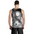 CNMI Men's Tank Top - Humpback Whale with Tropical Flowers (White) - Polynesian Pride