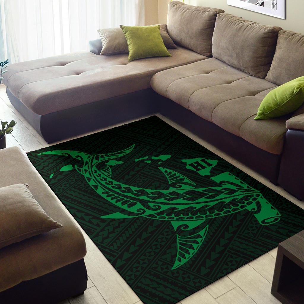 Hawaii Hammerhead Shark Polynesian Rug - Polynesian Pride