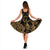 Polynesian Hawaii Midi Dress - Hula Girl Gold - Polynesian Pride