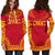 Papua New Guinea Women's Hoodie Dress - Polynesian Flag Chief - Polynesian Pride