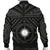 Marshall Men's Bomber Jacket - Marshall Seal With Polynesian Tattoo Style ( Black) - Polynesian Pride