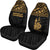 New Caledoni Car Seat Covers - New Caledoni Gold Coat Of Arms Polynesian Tattoo - Polynesian Pride