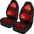 Samoa Polynesian Car Seat Covers - Red Plumeria - Polynesian Pride